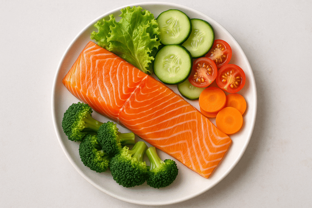 Pescado rico en omega-3.
