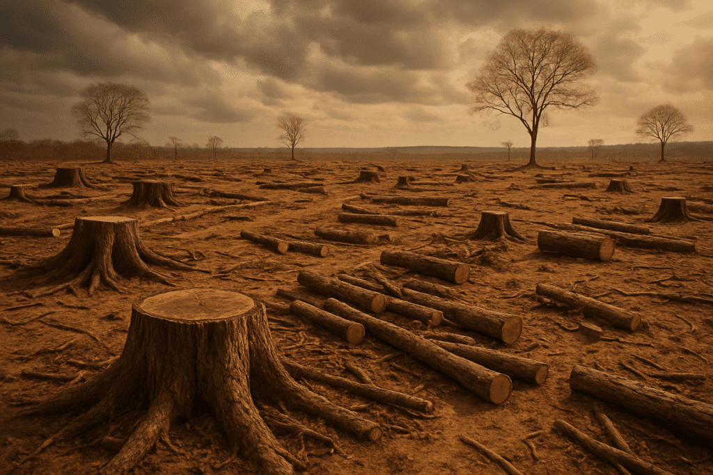 Deforestación y cambio climático.