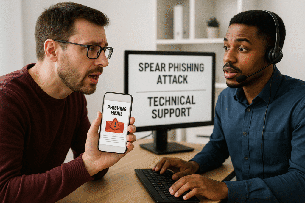 Reportando un ataque de spear phishing