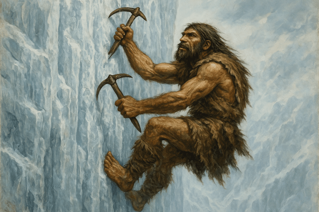 Primeros días del ice climbing