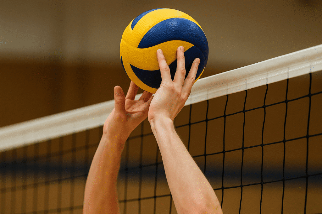 detalle de toque de dedos en finta