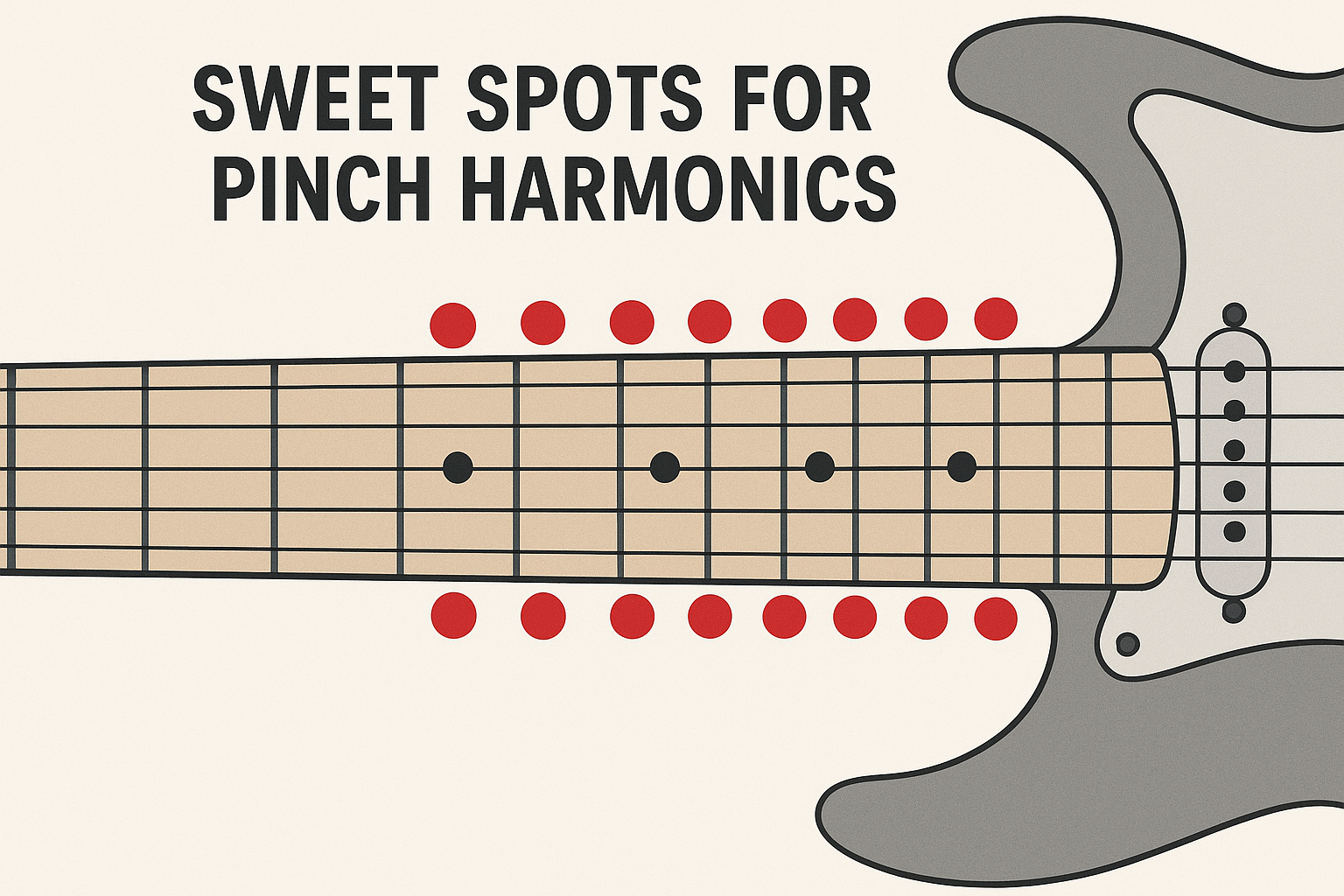 diagrama del punto dulce para armónico pinchado
