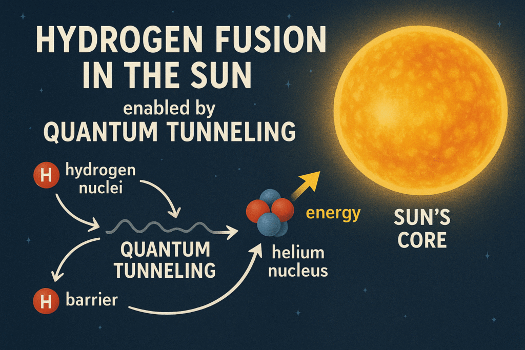 esquema de fusión nuclear con túnel cuántico