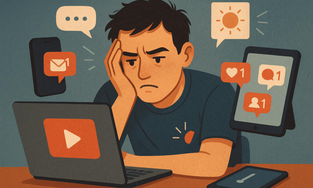 Tecnología y concentración: el impacto de las distracciones digitales.