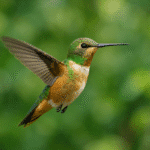 Colibrí en vuelo