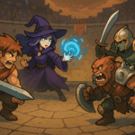 Combate en arena videojuego