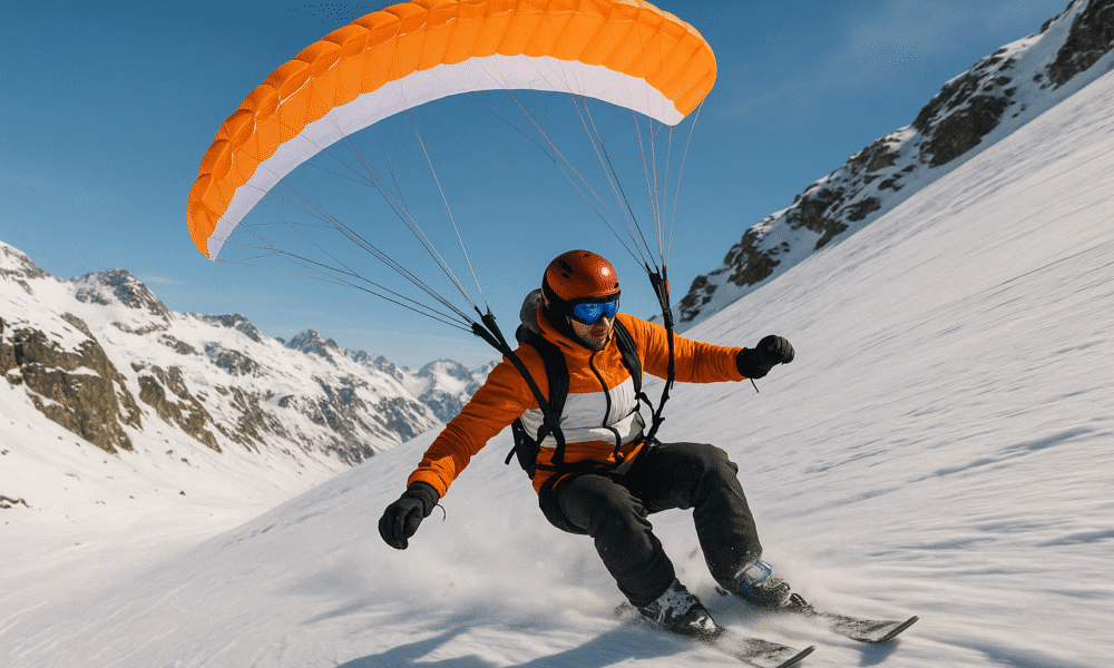 Speedflying en la montaña