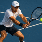 tenista ejecutando resto bloqueado de revés