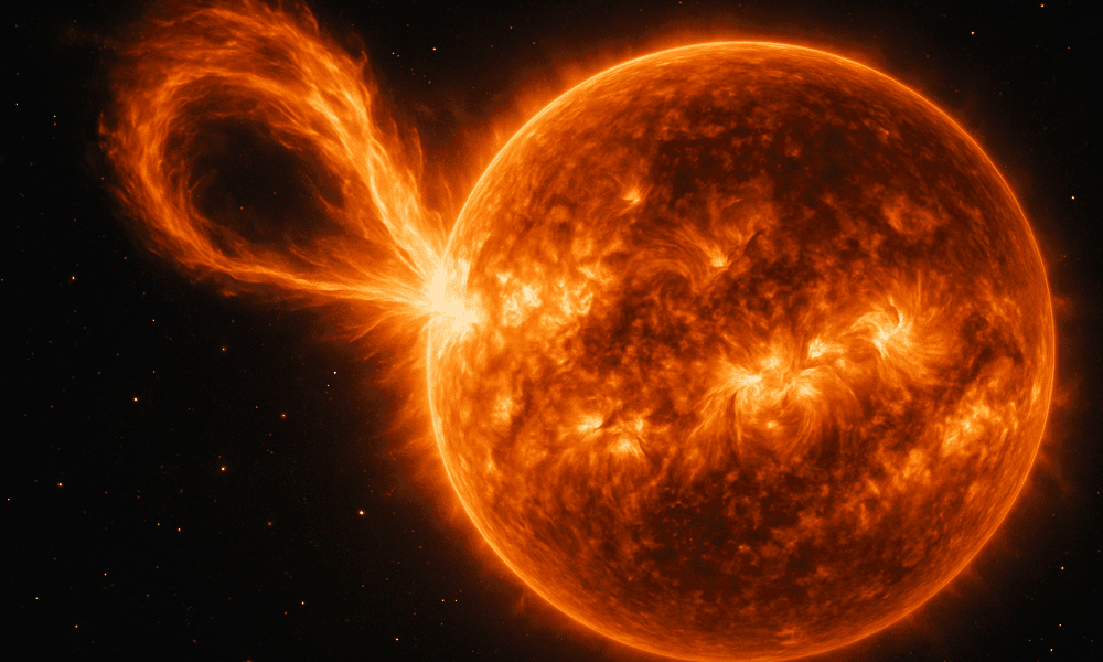 eyección de masa coronal observada desde el espacio