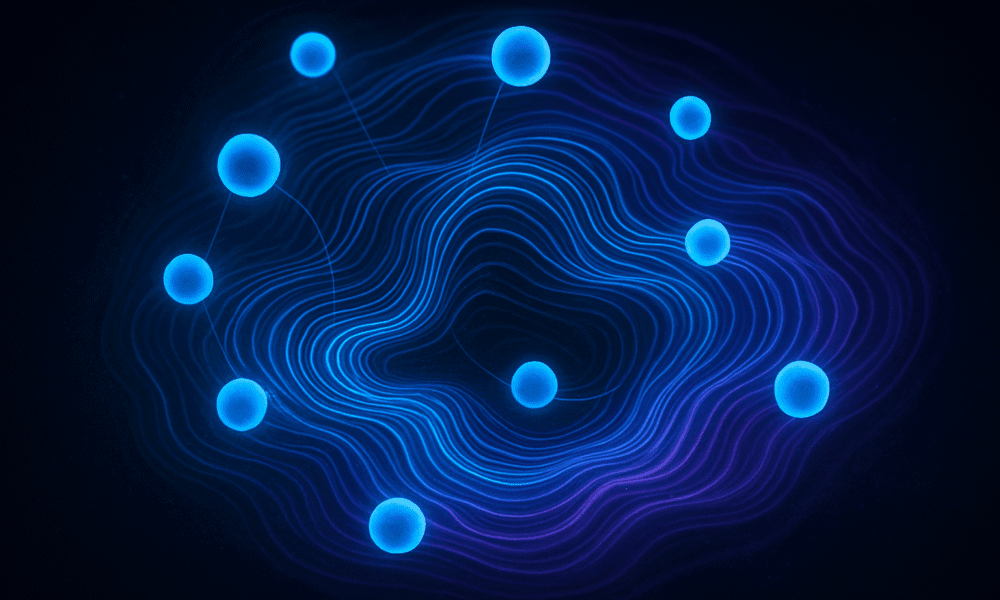 ilustración del condensado de Bose-Einstein